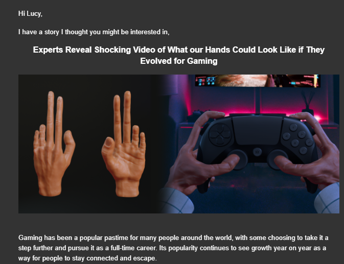 Lucy James tweet media