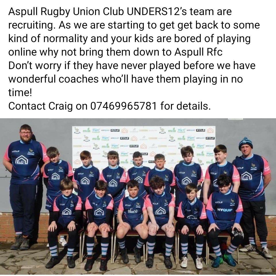 joanne_caimans's tweet photo. @EmusMini @Aspullrfc @fyb_rugby @lancashirerugby #uptheemus https://t.co/NvvqprYwbL