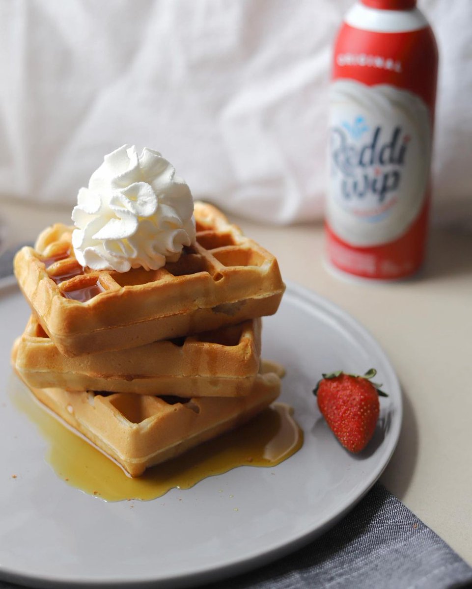RealReddiWip's tweet photo. π§π§ #WAFFLESTACK π§π§ @mangiomangiamo(IG) has officially done it- theyβve made THE perfect waffle stack. But then again, any waffle stack topped with Reddi-wip is THE perfect waffle stack π€£ππ https://t.co/a5yhA7MgTb