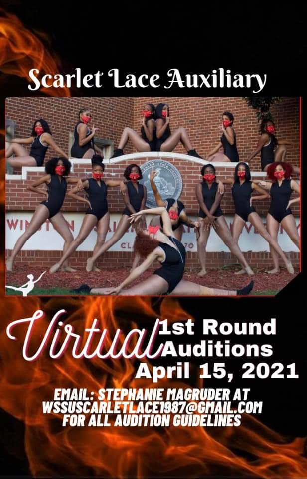 If your interested in auditioning for Scarlet Lace, 1st round auditions are April 15th! Be sure to email Mrs. Stephanie Magruder for your audition guidelines. Good Luck ladies!!
