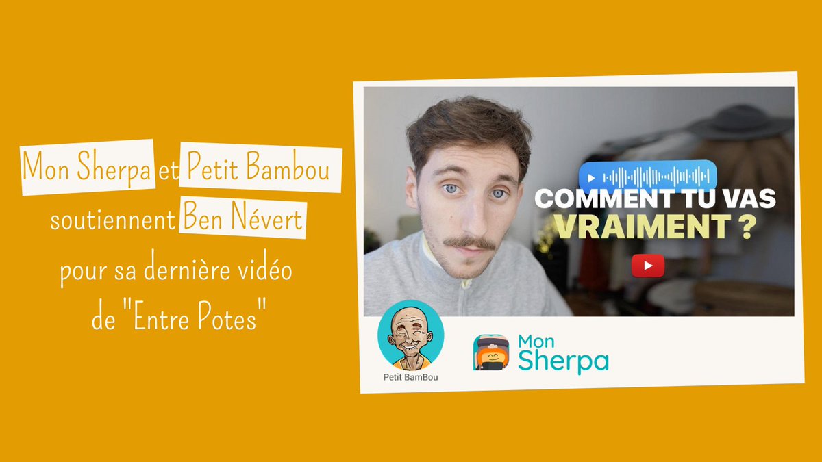Retrouvez la vidéo "Comment tu vas vraiment ? Episode 2" de <a href="/bennevert/">Ben Névert</a> sur sa chaine #YouTube 👇
youtube.com/watch?v=ayANtb…
#étudiants #santementale #parlonsen #jassumelapsy