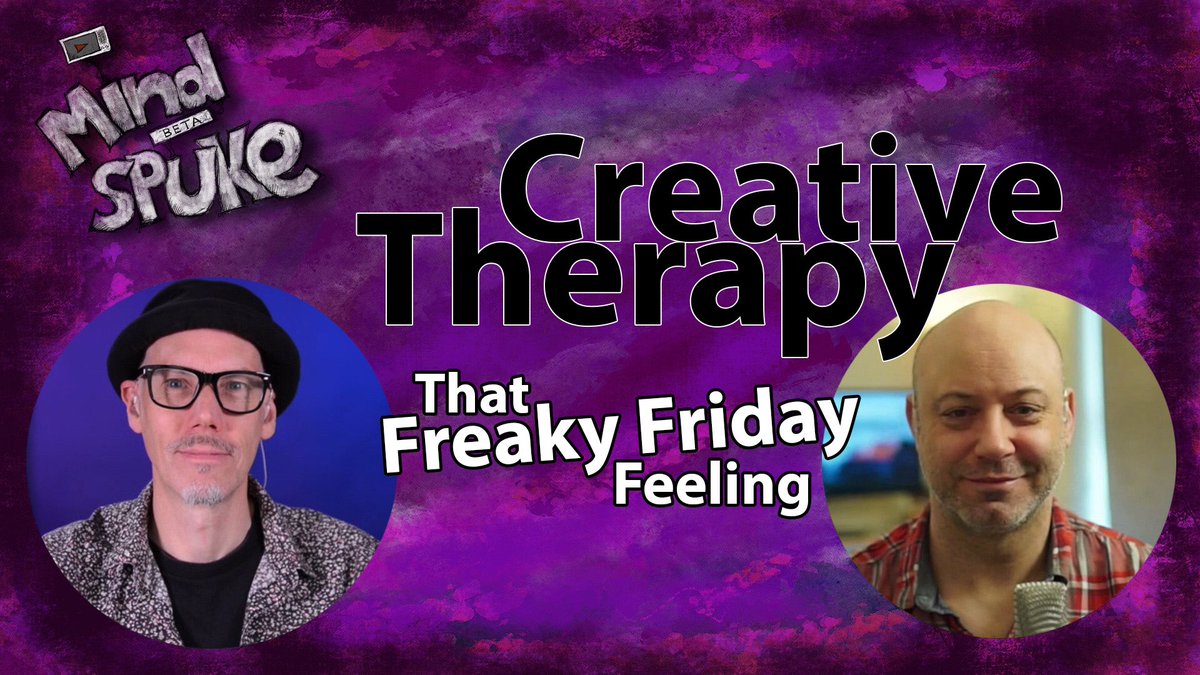 MindSpuke's tweet photo. Ever felt like a child in an adult body? Sometimes feel like you should give up on creative ambitions &amp; get a ‘real’ job? Watch @sgfgee &amp; @JulianKai discuss that Freaky Friday feeling. 

https://t.co/R5HbZgQIEb

#creativeTherapy #freakyFriday #MindSpuke #creativity #mentalHealth https://t.co/poMqeZTu4k