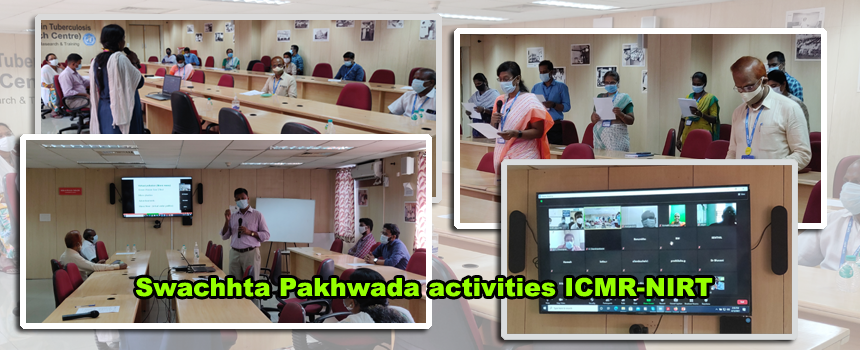 icmr_nirt's tweet photo. Swachhta Pakhwada activities @ ICMR-NIRT
#ICMR4NewIndia #AmritMahotsav 
@ICMRdelhi @PMOIndia @MOHFW_India 
 #India@75 https://t.co/JeidXnKNmM