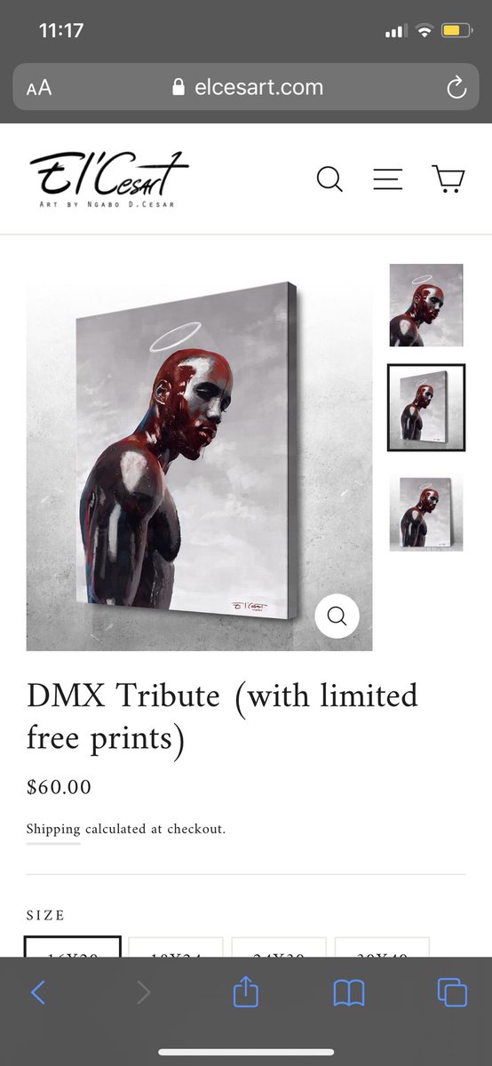 Long live DMX 🕊 Tribute piece by El’Cesart This print is available for free. The client just covers production & shipment cost. No profit added for the artist. available on my site elcesart.com Share with a fan #ripdmx #dmx #artlife #RuffRyders #dopeblackart