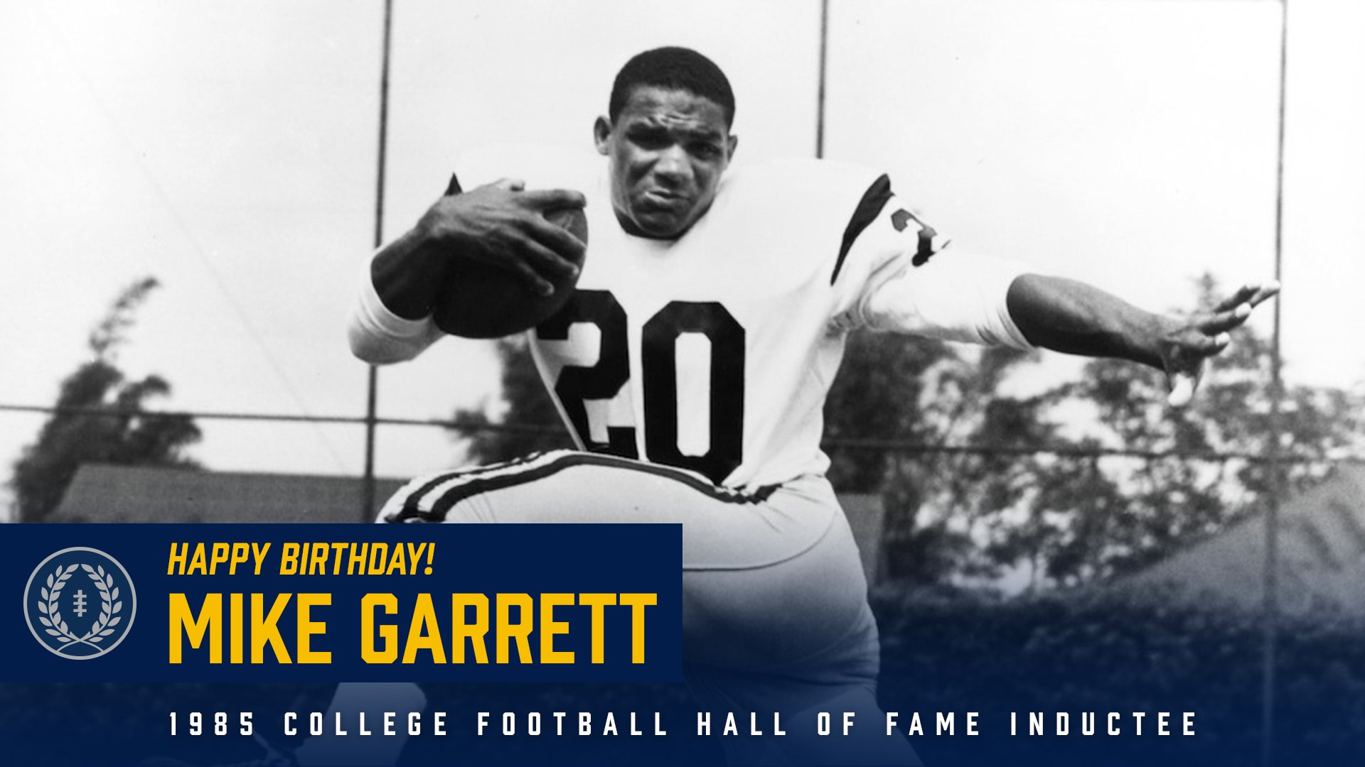 Happy Birthday to 1985 inductee Mike Garrett!

The former RB won the in 1965 