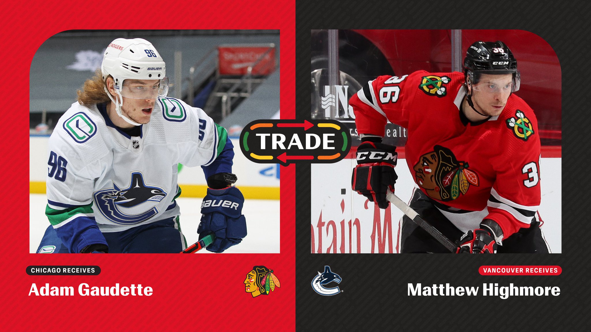 Hockey Night in Canada on X: TRADE: Chicago has acquired