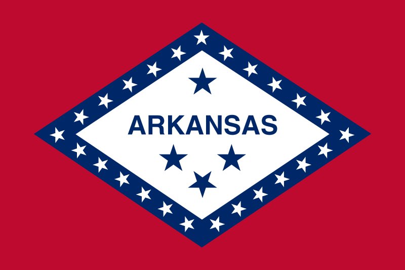 I understand the symbolism in the diamond shape, but any points Arkansas gains from that subtlety, they lose by having ARKANSAS emblazoned right across the middle2/10