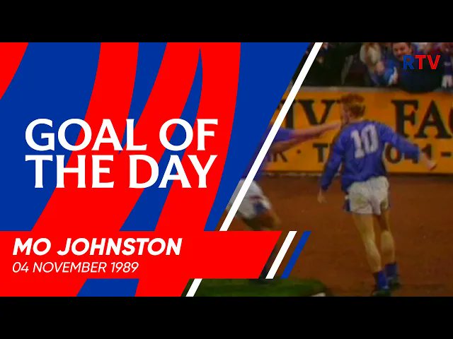  GOAL OF THE DAY: Mo Johnston v Celtic

Happy Birthday, Mo 