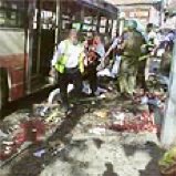 3. On April 12 2002 , 19 years ago, then Frida afternoon, a female Palestinian suicide bomber exploded at a bus stop on Jaffa Street in  #Jerusalem, at the entrance to the Mahane Yehuda market, as the market was packed with Israelis and tourists