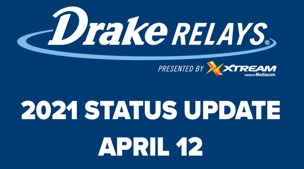 Drake Relays on Twitter "𝐃𝐫𝐚𝐤𝐞 𝐑𝐞𝐥𝐚𝐲𝐬 𝐒𝐭𝐚𝐭𝐮𝐬 𝐔𝐩𝐝𝐚𝐭𝐞 April 12 Read👉https//t.co/WecRPU1Wbo