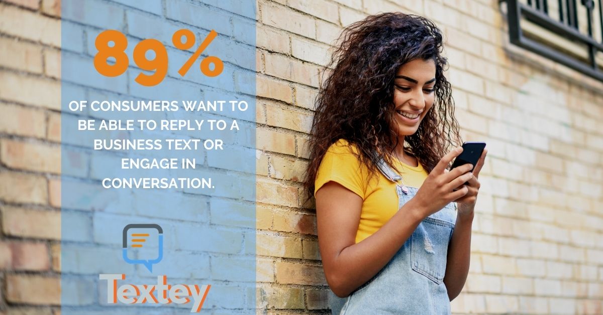 btmessaging's tweet photo. 89% of consumers want to be able to reply to a business text or engage in conversation. Are you implementing #SMSmarketing in your #Salesforce CRM?

#Textey can help with your #customerengagement at https://t.co/LCoeti1VG9.

#SalesforceAppExchange #SMS #smsappforsalesforce https://t.co/uX5uhUUnMn