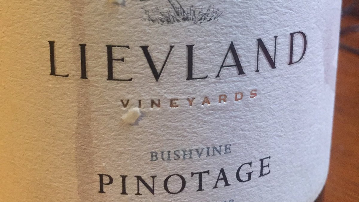 Dottie and John (@winecouple) on Twitter photo Excellent structure, sharp focus, ripe blueberry/blackberry fruit, true elegance and costs around $19. It's Lievland Pinotage from South Africa. Time to give Pinotage another chance. <a href="/Grapecollective/">Grapecollective</a> <a href="/WOSA_USA/">Wines of S. Africa</a> <a href="/lievlandwine/">Lievland Vineyards</a>
<a href="/Vineyard_Brands/">Vineyard Brands</a> Excellent structure, sharp focus, ripe blueberry/blackberry fruit, true elegance and costs around $19. It's Lievland Pinotage from South Africa. Time to give Pinotage another chance. <a href="/Grapecollective/">Grapecollective</a> <a href="/WOSA_USA/">Wines of S. Africa</a> <a href="/lievlandwine/">Lievland Vineyards</a>
<a href="/Vineyard_Brands/">Vineyard Brands</a>