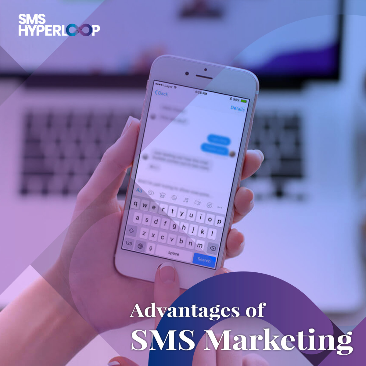 SMSHyperloop's tweet photo. The most significant advantage of SMS messages in marketing is the fact that it is direct and immediate, with a higher open rate than other marketing mediums.

#technology #business #sms #convenience #networking #bulksmsprovider #mobilecarrier https://t.co/aOvBRgUCXd