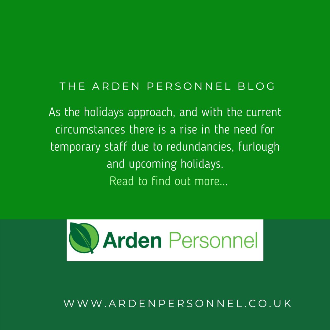 Take a look at our latest blog talking all about temps and why they are good for your business 

ardenpersonnel.co.uk/temporary-work…

#temporaryworkers #whyusetemps #candidatesinwarwickshire #candidatesinworcestershire #vacancies #recruitment #recruitmentagency #candidatesearch