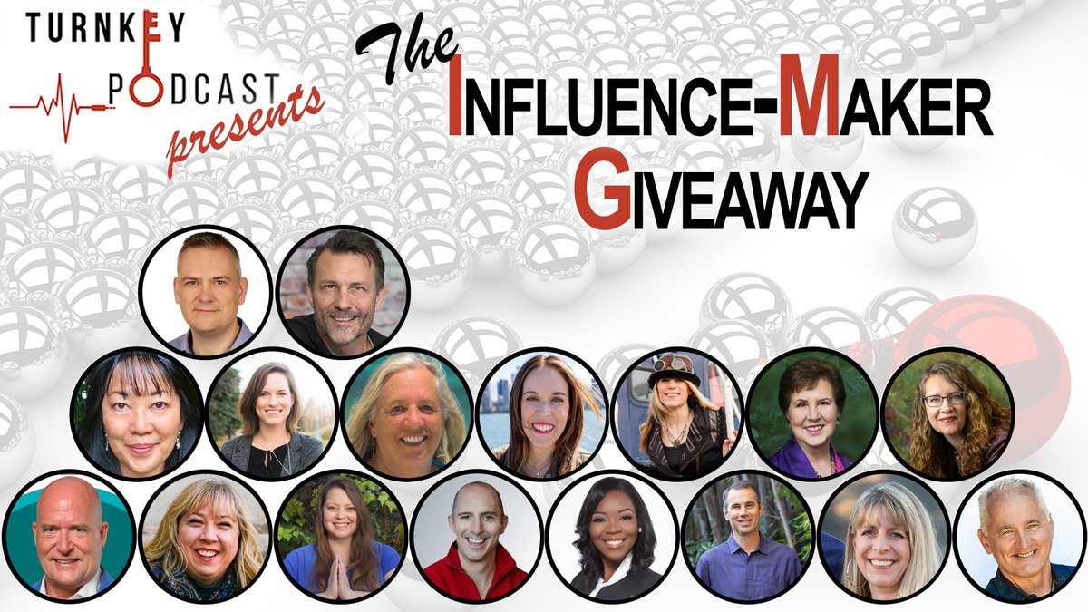 Extended because you asked for it...
So many lastminute people missing the deadline that Doug, offered to extend it for a couple more weeks.
There are over 15 amazing influence-building tools, guides, blueprints, and more! All for FREE today!  …tnerjv--turnkeypodcast.thrivecart.com/influen.../