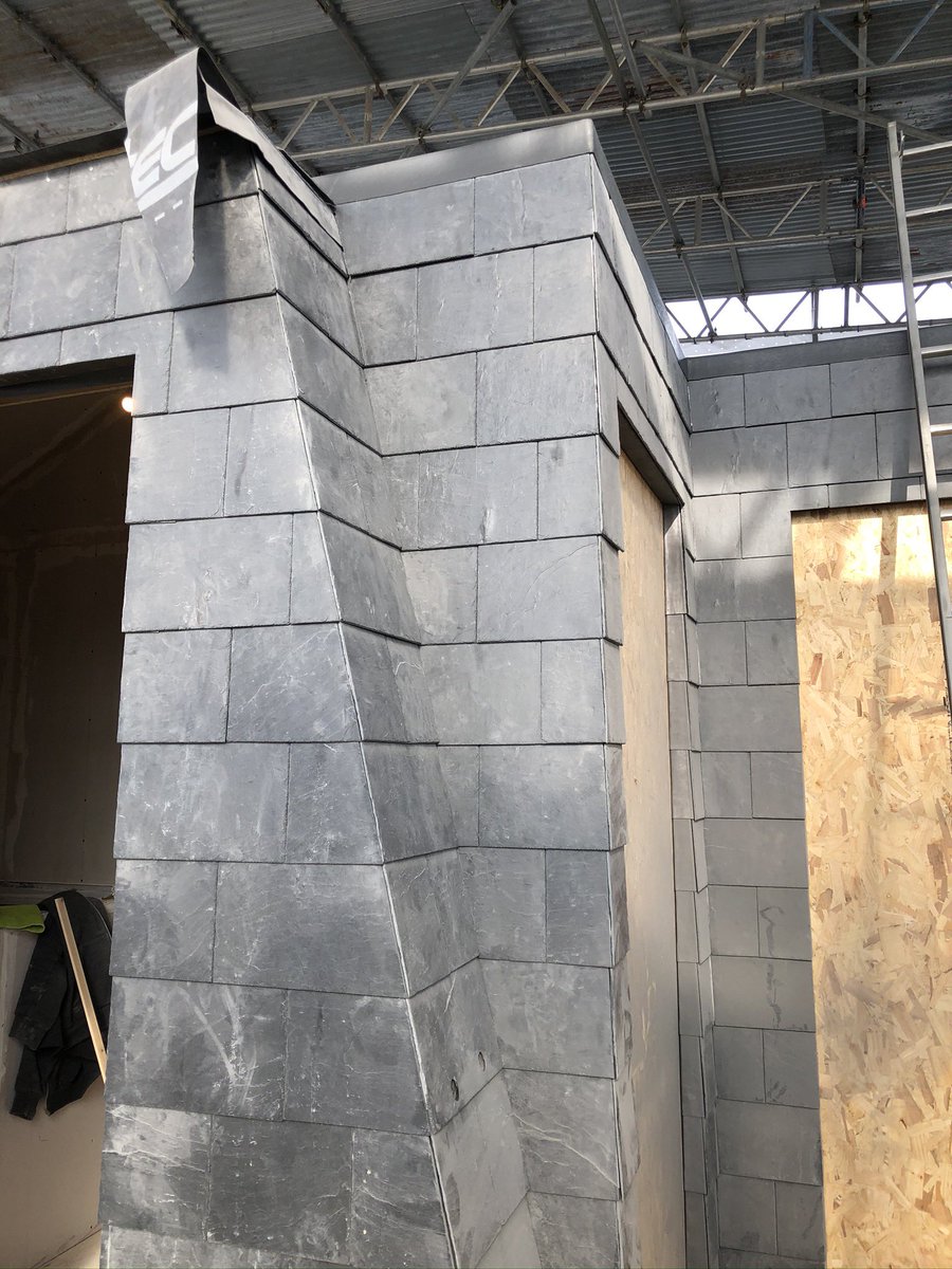 Natural #slates installed by our #roofers at #loftconversion #project in #bethnalgreen