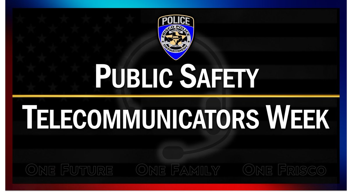 FriscoPD's tweet photo. During National Public Safety Telecommunicators Week, our department pays tribute to the incredible work done by the amazing people that make up your @Frisco_911. We are blessed to have them in our public safety family! #OneFamily #OurDispatchRocks https://t.co/nAsiegqdEZ
