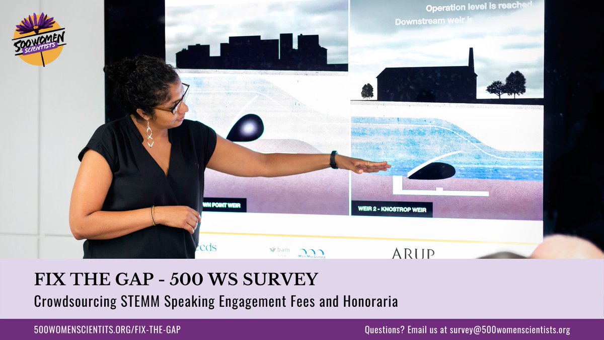 Gage_500WS's tweet photo. Calling all STEMM professionals — especially those in engineering, technology, mathematics &amp; medicine! We've launched a 10-min survey to crowd-source speaking fees &amp; honoraria received for speaking engagements. Help normalize compensation for expertise:  https://t.co/R3GaN3nWOB https://t.co/5wes5dwjDe