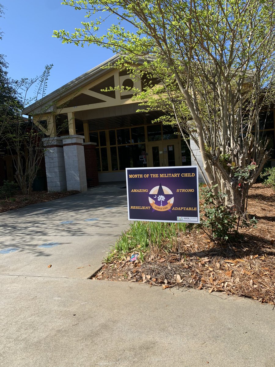 North Aiken is honored to celebrate the children of our Military families this month.