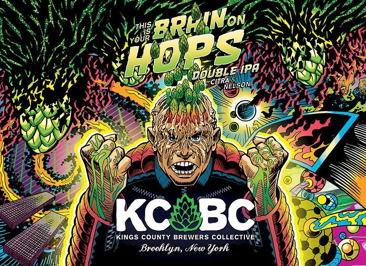 BeerPedia's tweet photo. KCBC - This Is Your Brain On Hops: Citra & Nelson / Bats vs. Scorpions https://t.co/6SSbnzPOGR #beerpedia #kcbc #doubleipa #citra #nelsonsauvin #ipa #vicsecret #centennial #beernews #beerblog #newrelease #newlabel #craftbeer #μπύρα #beer #bier #biere #birra #cerveza #pivo #olut https://t.co/Vcsg2mAxNk