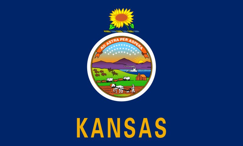 I was kind of expecting Kansas to just be the Wizard of Oz poster. Instead we have a commemorative plate with some heraldry up top4/10