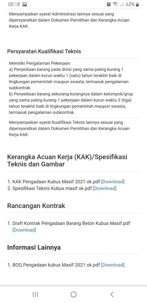 Annonimania1's tweet photo. @locride_id @harismz @thedufresne Ini contohnya. 
Tinggal download. Bisa kliatan smua

Btw kebetulan yang paket 92M itu udah masuk tahap ev. Jadi gabisa diaksea lagi kalo blm daftar  ini contoh paket pengadaan lain. :) https://t.co/xKYS3zdEzL