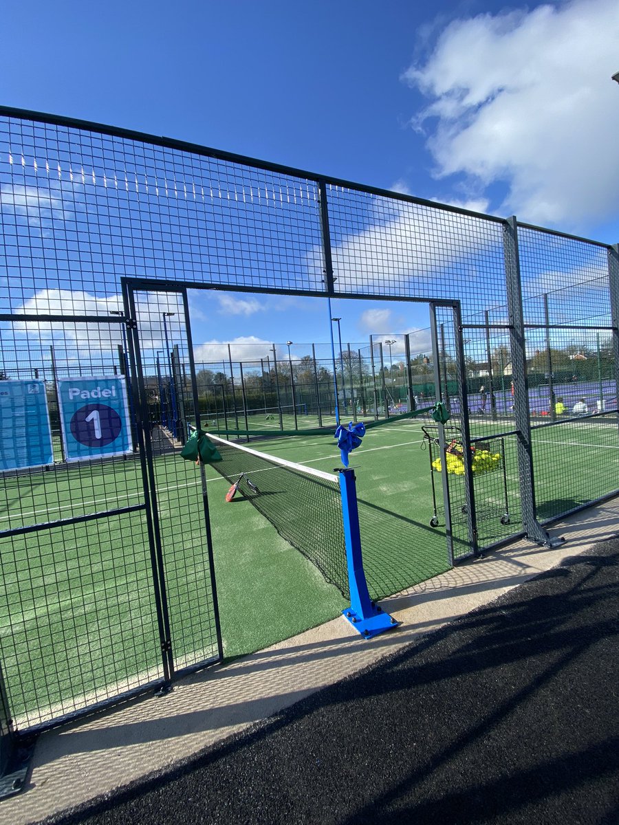 CourtstallUK's tweet photo. Absolutely delighted to attend the opening of 3 brand new Padel courts installed by us @eastglos today. 

More pictures and videos to follow.

Thanks to @PadelTechUK for your support. #padel #padeltennis #courtstall #Gloucestershire https://t.co/s22lKiXmIe