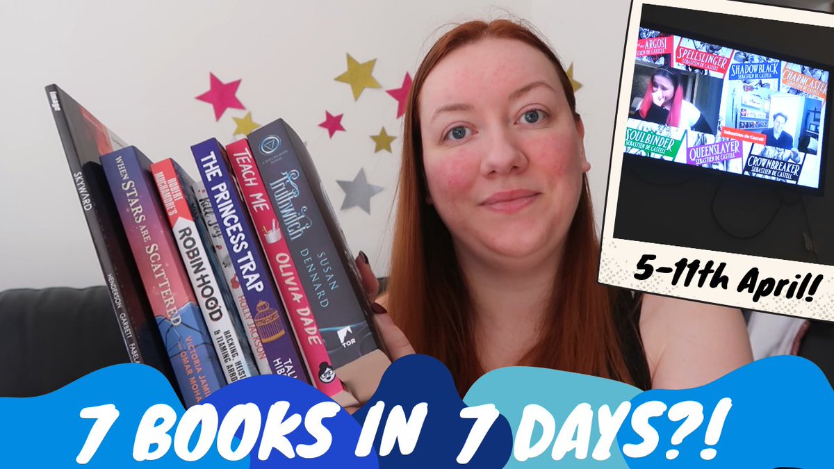 Stephloves4's tweet photo. ✨READING 7 BOOKS IN 7 DAYS | 5-11th April, Ft. the Read Fat Positive Readathon✨
#newvideo #newreadingvlog #30reads30days #ReadFatPositive mentions: @reveriewithali @jadeyraereads
https://t.co/xOEVEcpJmH https://t.co/aDiV9PEeNZ