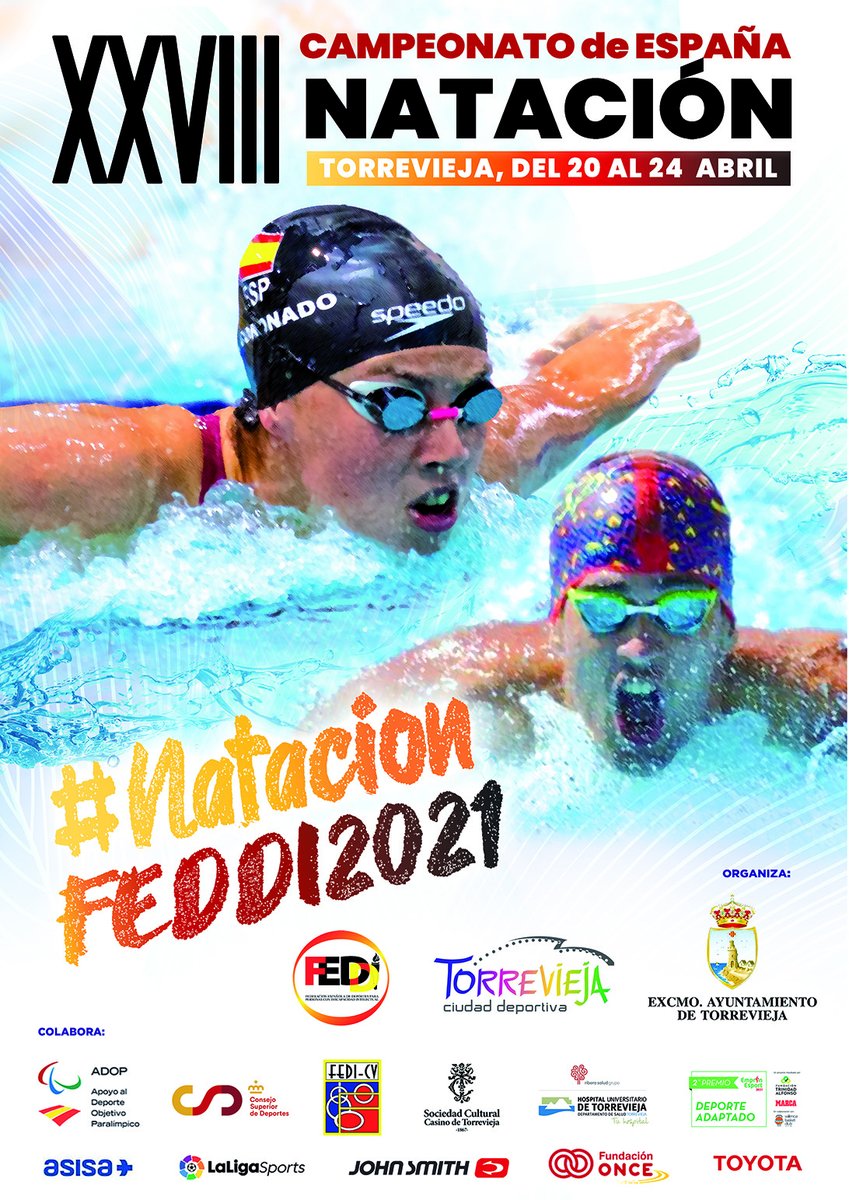 🔔LLEGÓ EL MOMENTO DE NUESTROS NADADORES

✨COMIENZA LA CUENTA ATRÁS PARA EL 🏆CAMPEONATO DE ESPAÑA🇪🇸 #FEDDI DE NATACIÓN✨

🏊‍Con ganas de verles competir y disfrutar. 🏊‍Va a ser un campeonato apasionante y en unas instalaciones perfectas para nuestros deportistas.🏊