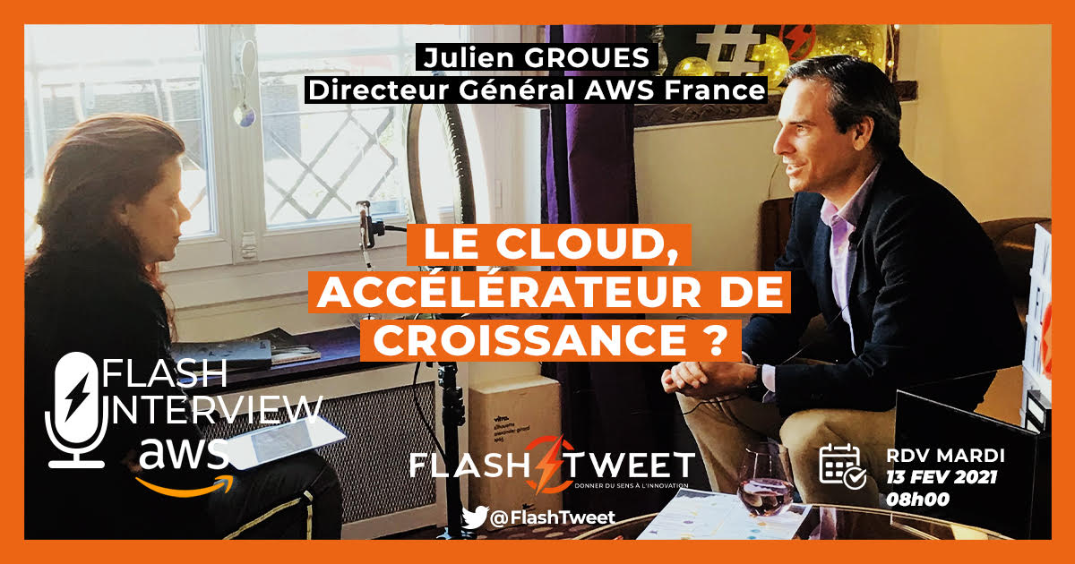 ✅Hey mes #Followers
🗓🎥Rendez-vous demain à 8h après le #FlashTweet pour la #FlashInterview de #JulienGroues <a href="/AWSFrance/">AWS France 🇫🇷</a> 
 pour décrypter l'étude sur l'impact économique du #CloudComputing
☑️ Le #Cloud est-il vraiment accélérateur de #croissance ? #Amazon #Interview #TransfoNum