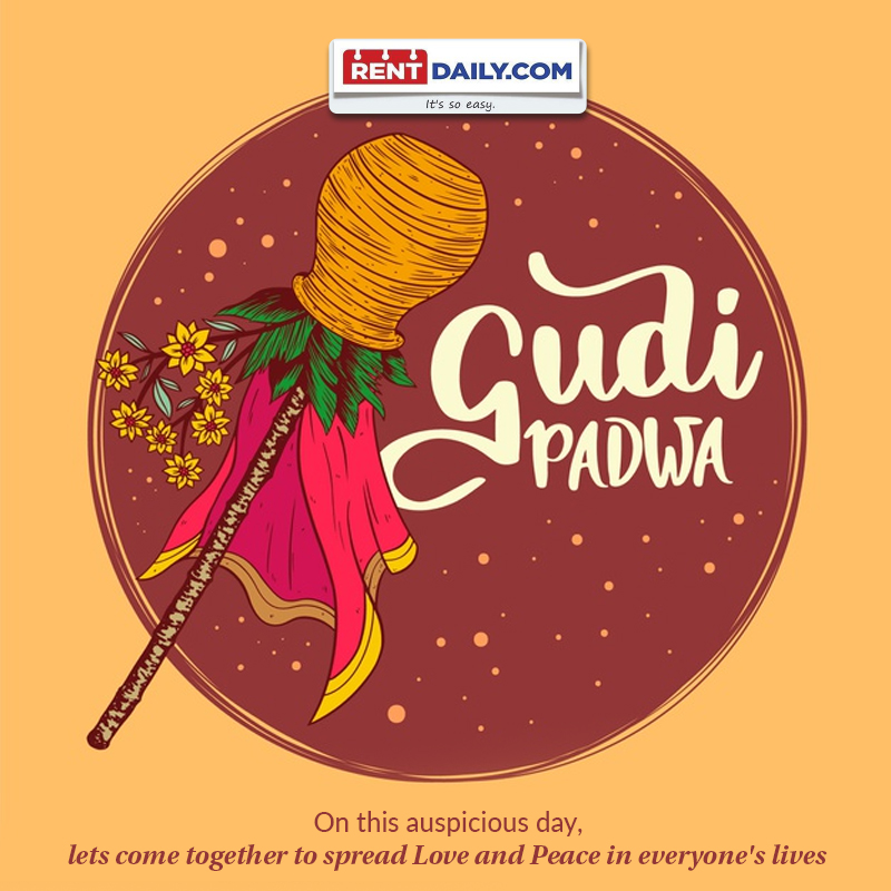 On this auspicious day, lets come together to spread Love and Peace in everyone's lives. Happy Gudi Padwa!

#rentdaily #villasonrent #gudipadwa #HappyGudiPadwa