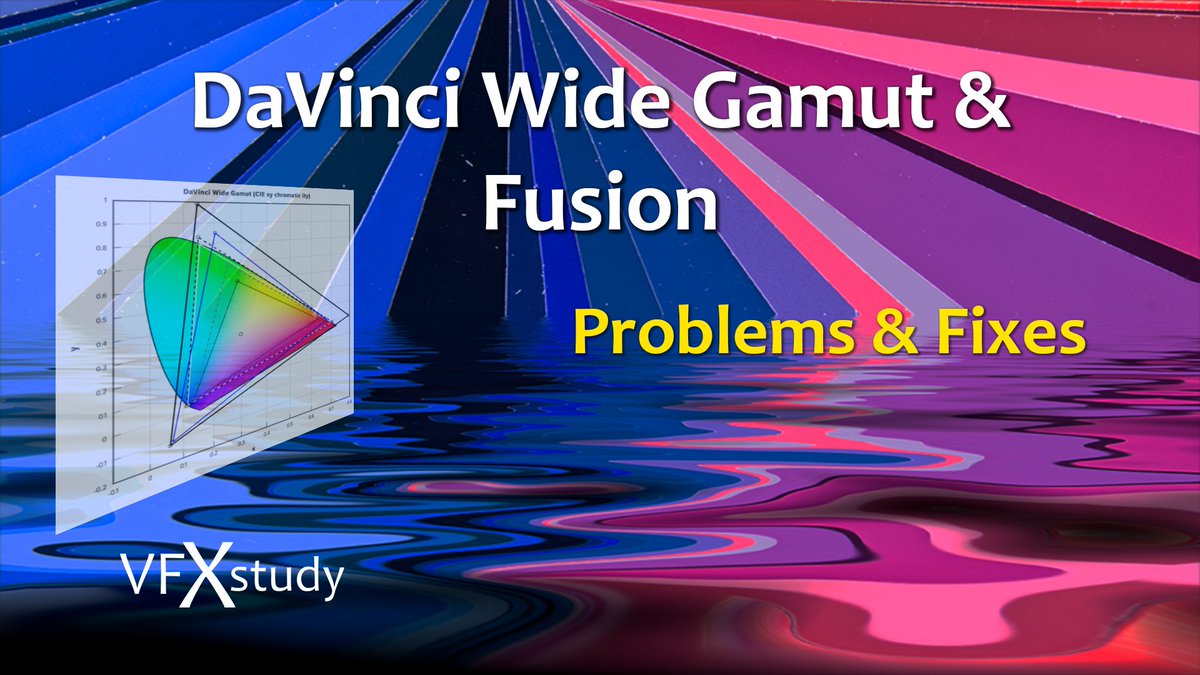 DaVinci Wide Gamut can cause multiple issues when working with Fusion in #davinciresolve17. Here are some simple and some advanced solutions in the tutorial:
buff.ly/3wPYsNF