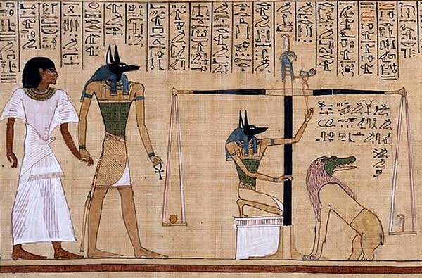 3. If the heart was lighter, the soul could enter Heaven. But if it was heavier, they were eaten by the Ammit, “the devourer of the dead.”Anubis would often be depicted in tombs, or offer protection to the mummy.