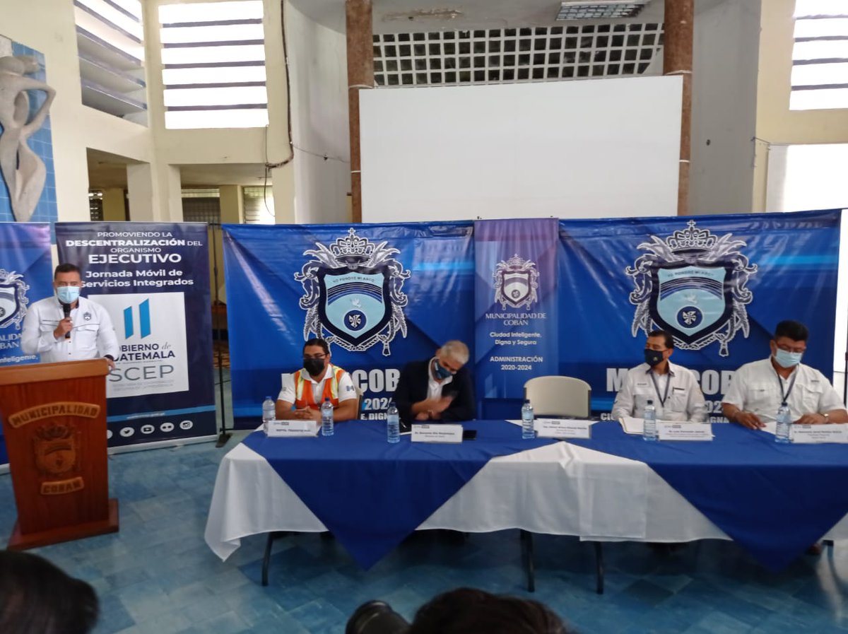 SCEPgt's tweet photo. #JMSI | La SCEP anunció la realización de la primera Jornada Móvil de Servicios Integrados (JMSI) del año, que se desarrollará en Cobán, Alta Verapaz, del 19 al 23 de abril. #SCEPesDesarrollo https://t.co/9evGrO9U6x