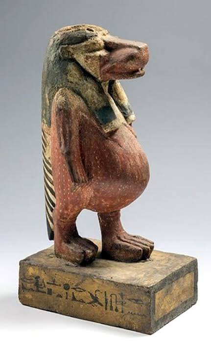 13. Ancient Egyptians prayed to the goddess Taweret to keep them safe from harm.Work in Ancient Egyptian quarries was dangerous & life expectancy short. So laborers asked Taweret for protection in the quarries & labor sites.