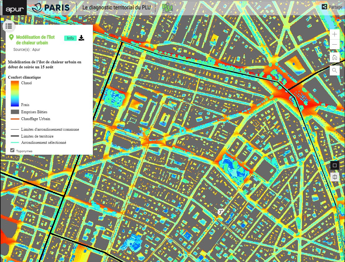 Ecologie: en 2013, la place de la République a été refaite au nom de l'écologie.Quel cruel constat de voir qu'elle est désormais considérée par  @apur comme l'un des principaux ilots de chaleurs de  #ParisCentre. On recommence ? #PLU2030