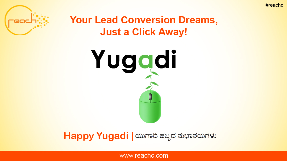 Reach_C_Onmark's tweet photo. Looking to enhance your conversion?
On the occasion of Ugadi, start afresh by partnering with Reach C, your solution to all digital marketing issues.

Reach C wishes you a Happy Ugadi &amp; hopes this new beginning brings you all the fortune you deserve.

#ReachC #Ugadi2021 #Yugadi https://t.co/h5UCnEGyz6