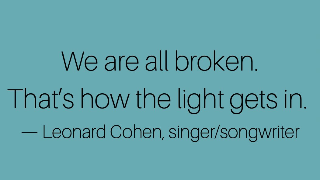 amiibb's tweet photo. Great quote for leaders as we head into a new week. How will you let the light in today? #MondayMotivation #selfawareness #leadership #promotabilityindex https://t.co/2FpeKl3l7H