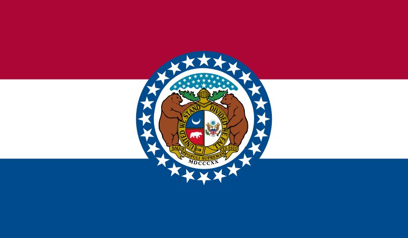 Missouri gets 10 points for every bear on the flag, also I had no idea there were so many bears in Missouri30/10
