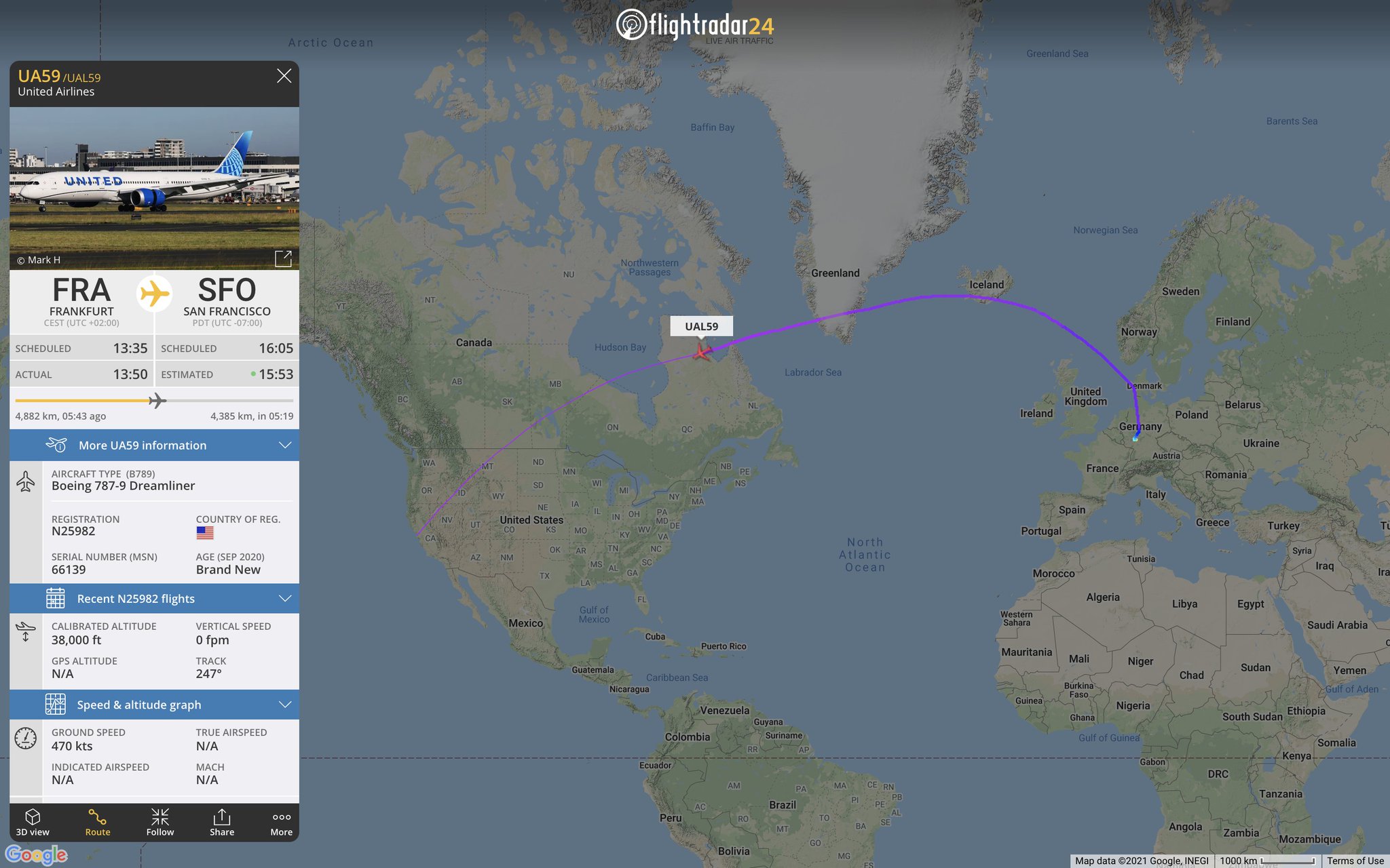 Flat Earth Flight Map Flightradar24 On Twitter: "Why The Flight Path Over Iceland And Greenland  To Get From Frankfurt To San Francisco? Short Answer: Computer Screen Flat,  Earth Round. Longer Answer With Much More Detail: Https://T.co/Pnyw40Lp7N