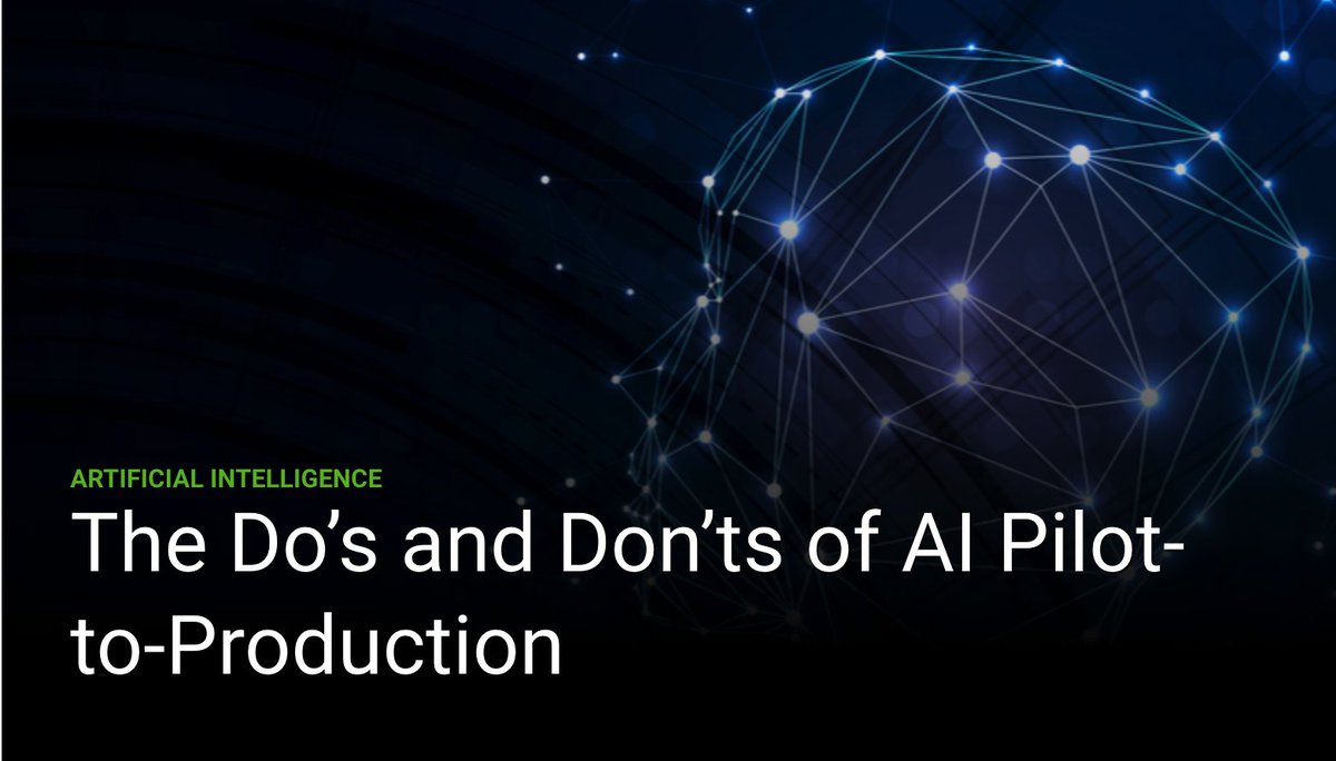 ewilsonpang's tweet photo. Creating a great #AI pilot is never going to be easy. Based on our book 'Real World AI', Alyssa Simpson Rochwerger and I shared with @ToolboxforIT guidelines on what to do and to avoid to have a successful pilot.
Read the full article here: https://t.co/VIoPs7dEpt https://t.co/oCaQq4plMC