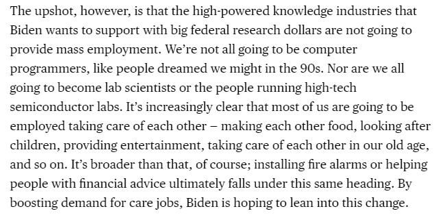 5/Remember how in the 90s we thought everyone would become a computer programmer, just like everyone had been an assembly-line worker back in the day?Yeah, no. That was never going to happen.