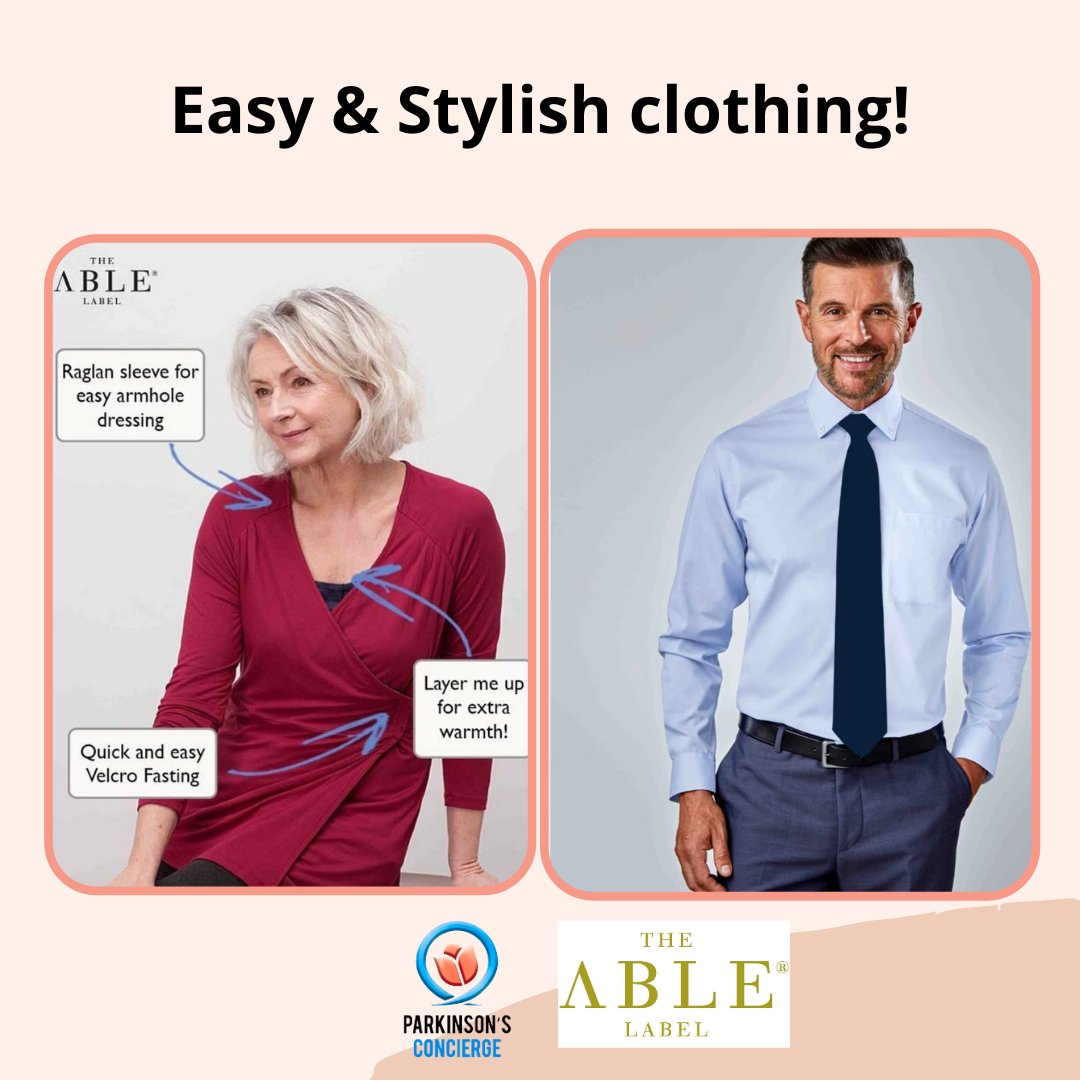 Our friends at <a href="/theablelabel/">The Able Label</a> offer a wide range of stylish, beautiful and adaptive clothes.They are easy to wear and makes you look and feel beautiful and confident!
Check out their range of clothing now!Use our special discount code PKSNC10 and get 10% off site wide
