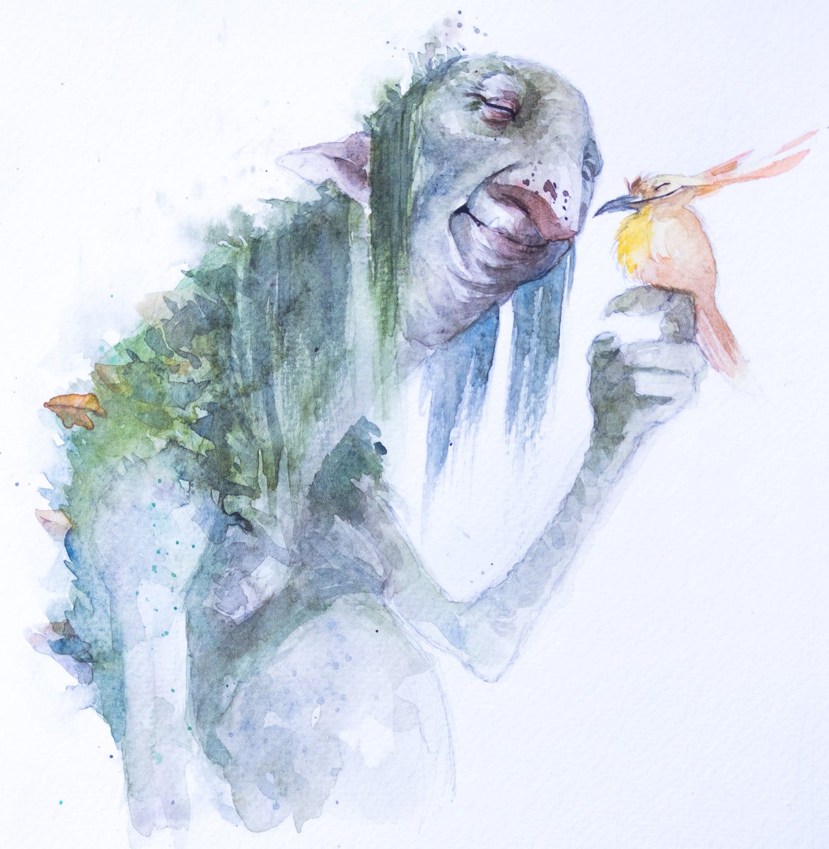 willoarts's tweet photo. Day 23 of #iriscompietfaeryworkout available @SchoolismLIVE. The original #troll design belongs to @iriscompietart.
For whatever reason, this guy reminds me of the Japanese #kappa

#art #watercolor #fantasyart #faery #schoolismsunday https://t.co/W2d9Mw5IMZ