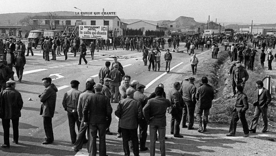 Prisons, indépendantistes (bretons et corses), commerçants, artisans et paysans firent des actions d'éclat dans la seconde moitié des années 1970. (guet apens des viticulteurs 4 mars 1976)