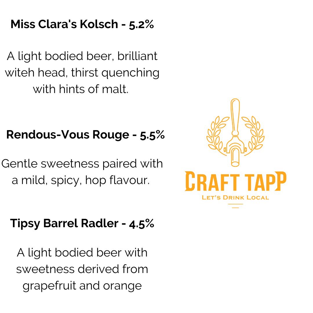 CraftTappInc's tweet photo. Head over to @13Barrels and check out these amazing brews 🍻🇨🇦 https://t.co/ipmK8h2reP