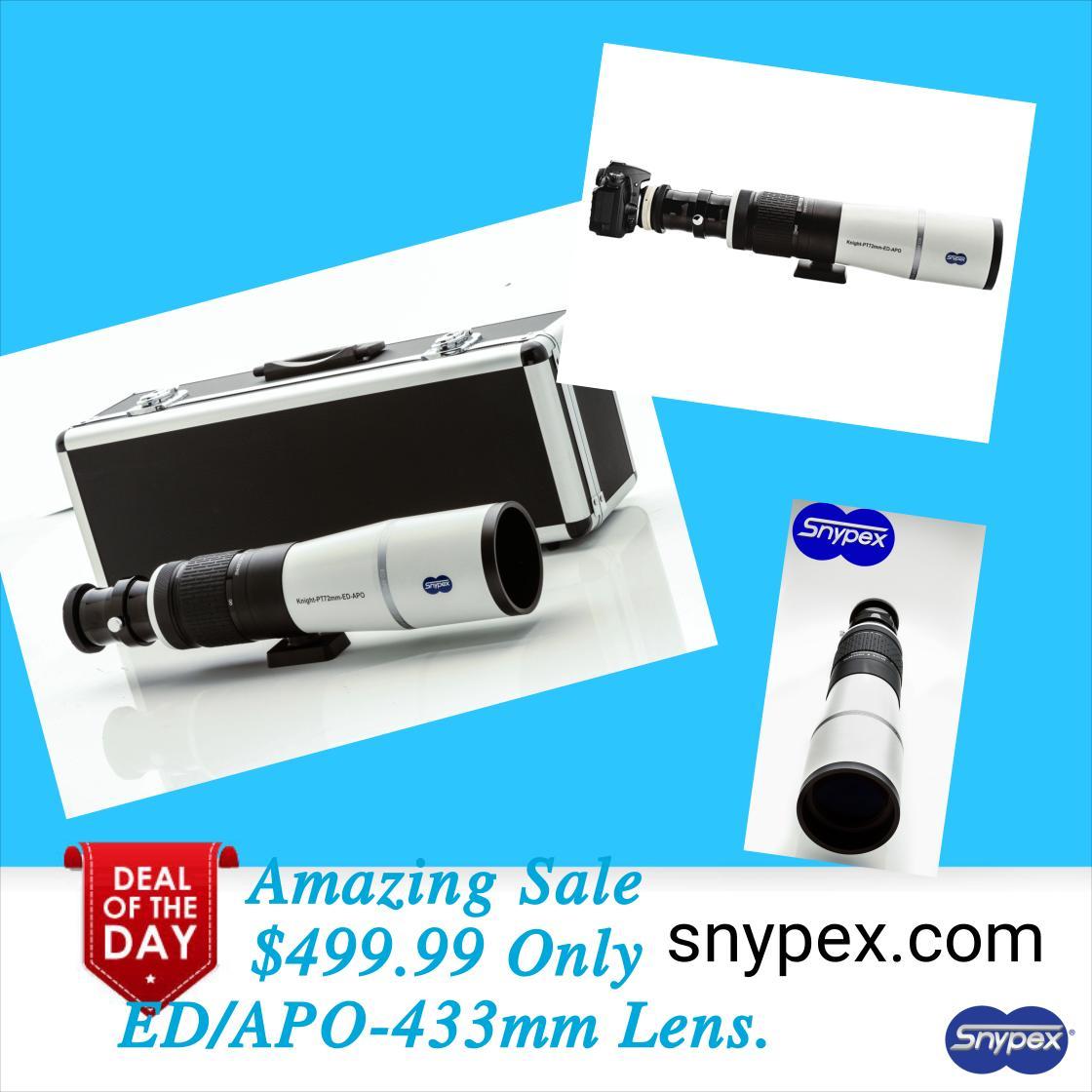 snypexoptics's tweet photo. $499.99 FOR THIS SNYPEX KNIGHT PT 72MM ED-APO PHOTOGRAPHY DIGISCOPE .is a multi-functional, dual speed, straight-angled photography digiscope. It features a double APO (apochromatic) 72mm lens with ED (extra-low dispersion) glass. https://t.co/3jHFkV6qCi