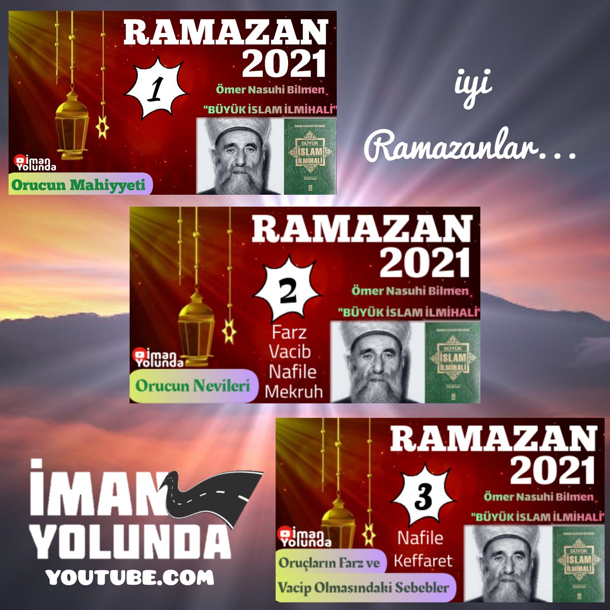 imanyolundaze's tweet photo. 🔴Ramazan 2021 Özel Seri:
🔵1.Bölüm-Orucun Mahiyyeti:
https://t.co/5ZGgIQmQz3

🔵2.Bölüm-Orucun Nevileri(Farz,mekruh,Nafile ve.s):
https://t.co/dtS0NH7fAg

🔵3.Bölüm-Oruçların Farz ve Vacip Olmasındaki Sebebler:
https://t.co/vydbYdGyuy
#Ramadan #Ramazan2021 
#Ramazan #azerbaycan https://t.co/uf9s3TaaQw