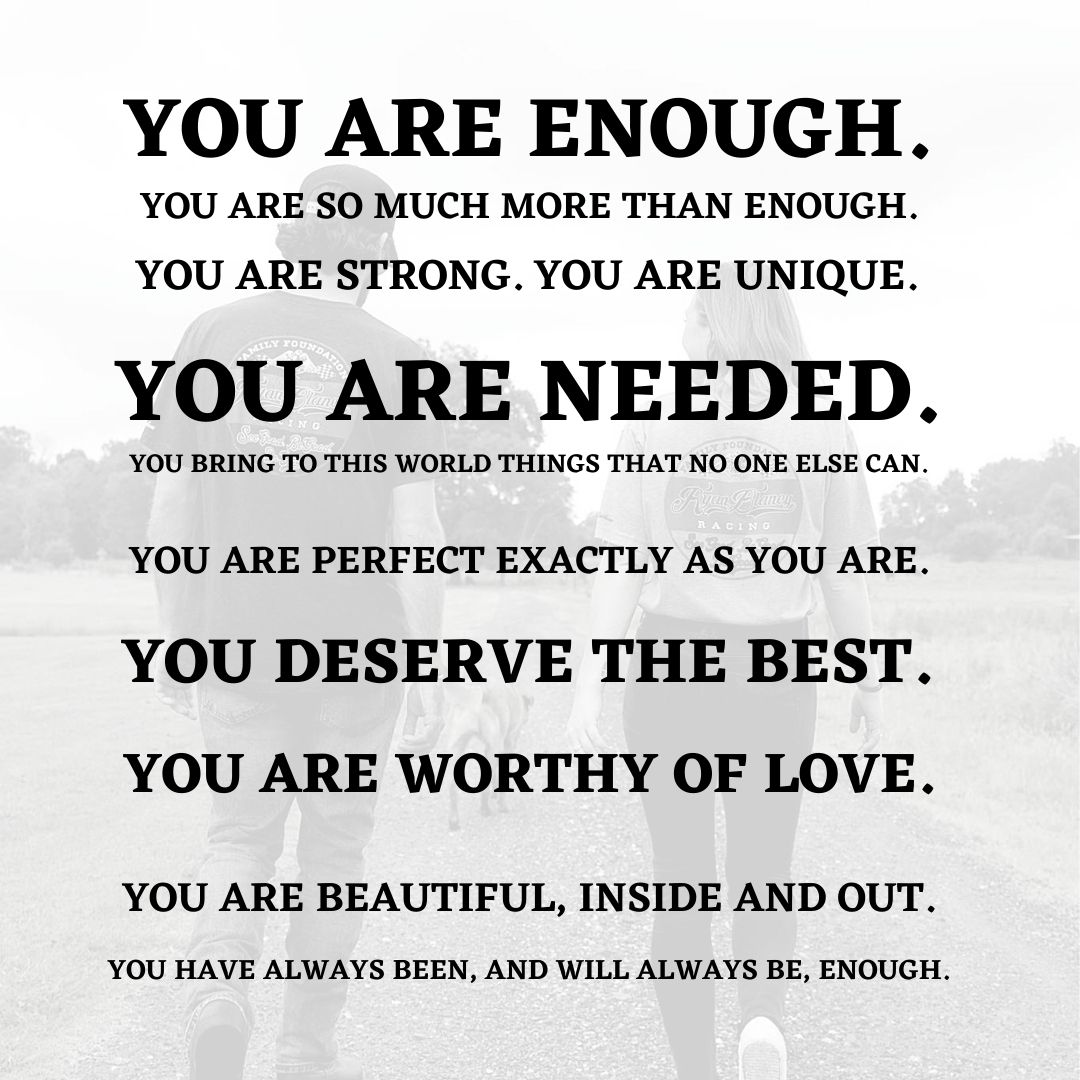 Twitter 上的 Ryan Blaney Family Foundation You Are Enough As You Are Mess And All Beautiful And Broken Showing Up For Your Life Every Day That S All You Have To Be And All Twitter 上的 Ryan Blaney Family Foundation You Are Enough As You Are Mess And All Beautiful And Broken Showing Up For Your Life Every Day That S All You Have To Be And All