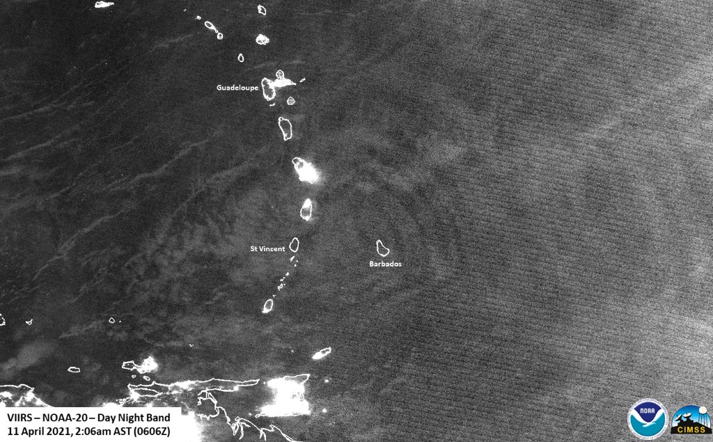 Joint Polar Satellite System Jpss Early Sunday Morning The Day Night Band On The Jpssprogram S Noaa Satellite Saw The Eruption Of La Soufriere Volcano On The Eastern Caribbean Island Of St Joint Polar Satellite System Jpss Early Sunday Morning The Day Night Band On The Jpssprogram S Noaa Satellite Saw The Eruption Of La Soufriere Volcano On The Eastern Caribbean Island Of St